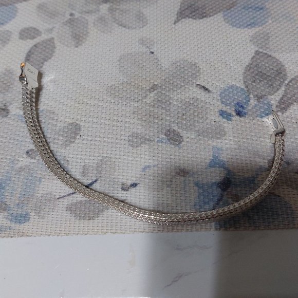 Monet Silver-Tone Magnetic Closure Bracelet - Picture 3 of 5